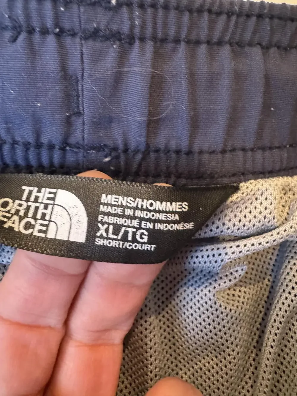 The North Face Shorts Mens XL Blue Swim Trunks Mesh Lined Drawstring Pockets